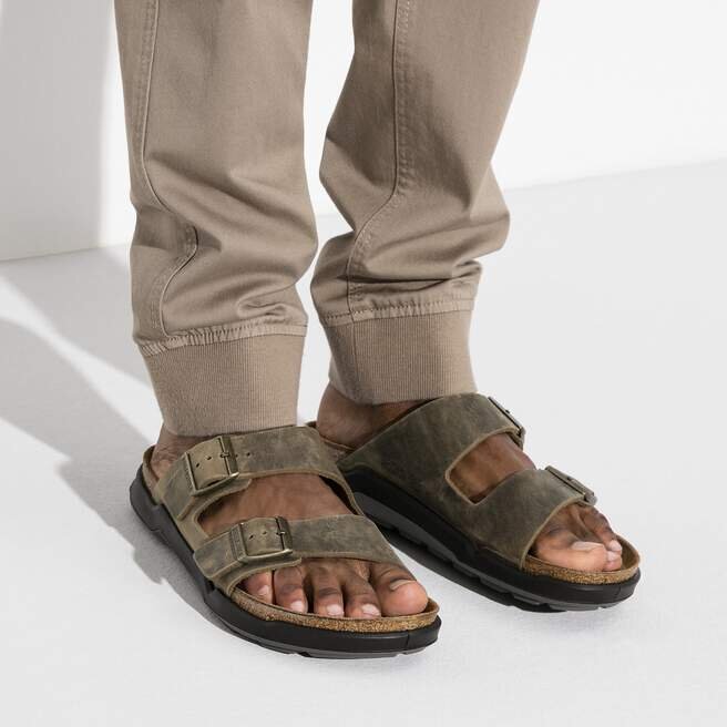 Arizona Crosstown Herren, geöltes Leder, Faded Khaki Arizona Crosstown Herren, geöltes Leder, Faded Khaki