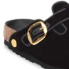 Boston Big Buckle Paspel Nieten-Logo Textil-Samt Schwarz Boston Big Buckle Paspel Nieten-Logo Textil-Samt Schwarz