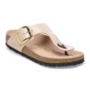 Gizeh Big Buckle Naturleder Lack
