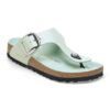 Gizeh Big Buckle Naturleder Lack