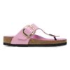 Gizeh Big Buckle Naturleder Lack