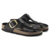 Gizeh Big Buckle Naturleder Lack Gizeh Big Buckle Naturleder Lack