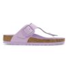 Gizeh Big Buckle Naturleder Lack Hochglanz Crocus