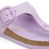 Gizeh Big Buckle Naturleder Lack Hochglanz Crocus