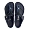 Gizeh Big Buckle Naturleder Lack Schwarz Gizeh Big Buckle Naturleder Lack Schwarz