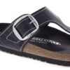 Gizeh Big Buckle Naturleder Lack Schwarz Gizeh Big Buckle Naturleder Lack Schwarz