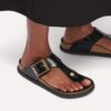 Gizeh Droplet Buckle Naturleder Lack Gizeh Droplet Buckle Naturleder Lack