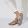 Gizeh Soft Footbed Nubukleder Taubengrau
