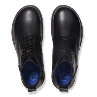 Highwood Lace Mid Herren Leder Schwarz