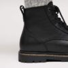 Highwood Lace Mid Herren Leder Schwarz