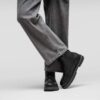 Highwood Lace Mid Herren Leder Schwarz