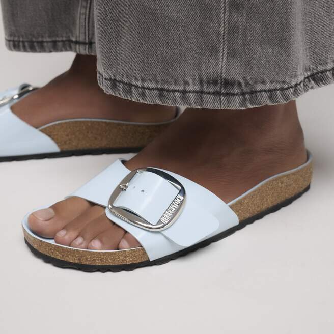 Madrid Big Buckle Naturleder Lack Madrid Big Buckle Naturleder Lack