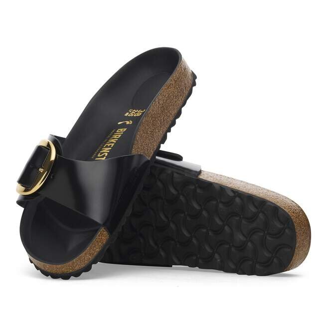 Madrid Big Buckle Naturleder Lack Madrid Big Buckle Naturleder Lack