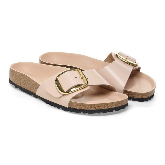 Madrid Big Buckle Naturleder Lack Madrid Big Buckle Naturleder Lack