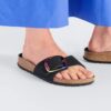 Madrid Big Buckle Nubukleder Schwarz Madrid Big Buckle Nubukleder Schwarz
