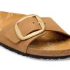 Madrid mit Big Buckle aus Nubukleder Madrid mit Big Buckle aus Nubukleder