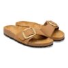 Madrid mit Big Buckle aus Nubukleder Madrid mit Big Buckle aus Nubukleder