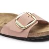 Madrid mit Big Buckle aus Nubukleder Madrid mit Big Buckle aus Nubukleder