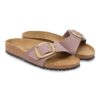 Madrid mit Big Buckle aus Nubukleder Madrid mit Big Buckle aus Nubukleder