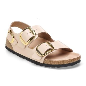 Milano Big Buckle Naturleder Lack