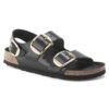 Milano Big Buckle Naturleder Lack