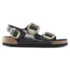 Milano Big Buckle Naturleder Lack