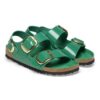 Milano Big Buckle Naturleder Lack
