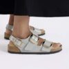 Milano Big Buckle Naturleder Lack