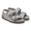 Milano Big Buckle Naturleder Lack