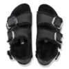Milano Big Buckle Shearling Naturleder geölt
