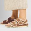 Milano Big Buckle Shearling Naturleder geölt