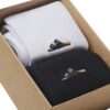 Set Baumwoll-Rippensocken Baumwolle Polyamid Elasthan Set Baumwoll-Rippensocken Baumwolle Polyamid Elasthan