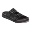 Shinjuku 2-Riemen-Sandale aus Naturleder und Textil