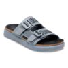 Shinjuku 2-Riemen-Sandale aus Naturleder und Textil