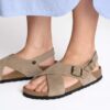 Tulum Soft Footbed aus Nubukleder Tulum Soft Footbed aus Nubukleder