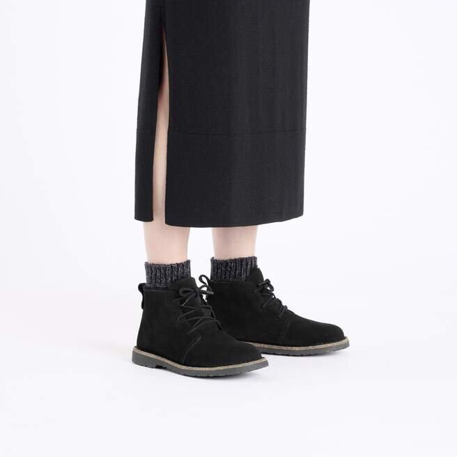 Uppsala Mid aus Lammfell und Wildleder Uppsala Mid aus Lammfell und Wildleder