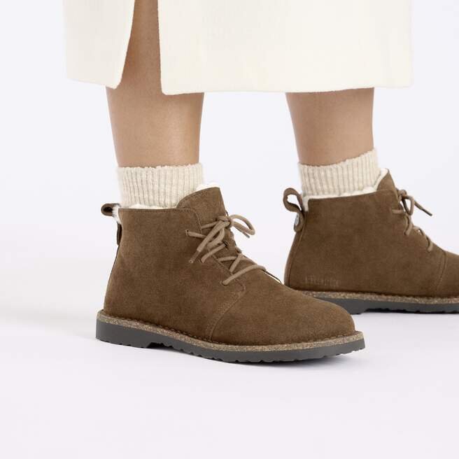 Uppsala Mid aus Lammfell und Wildleder Uppsala Mid aus Lammfell und Wildleder